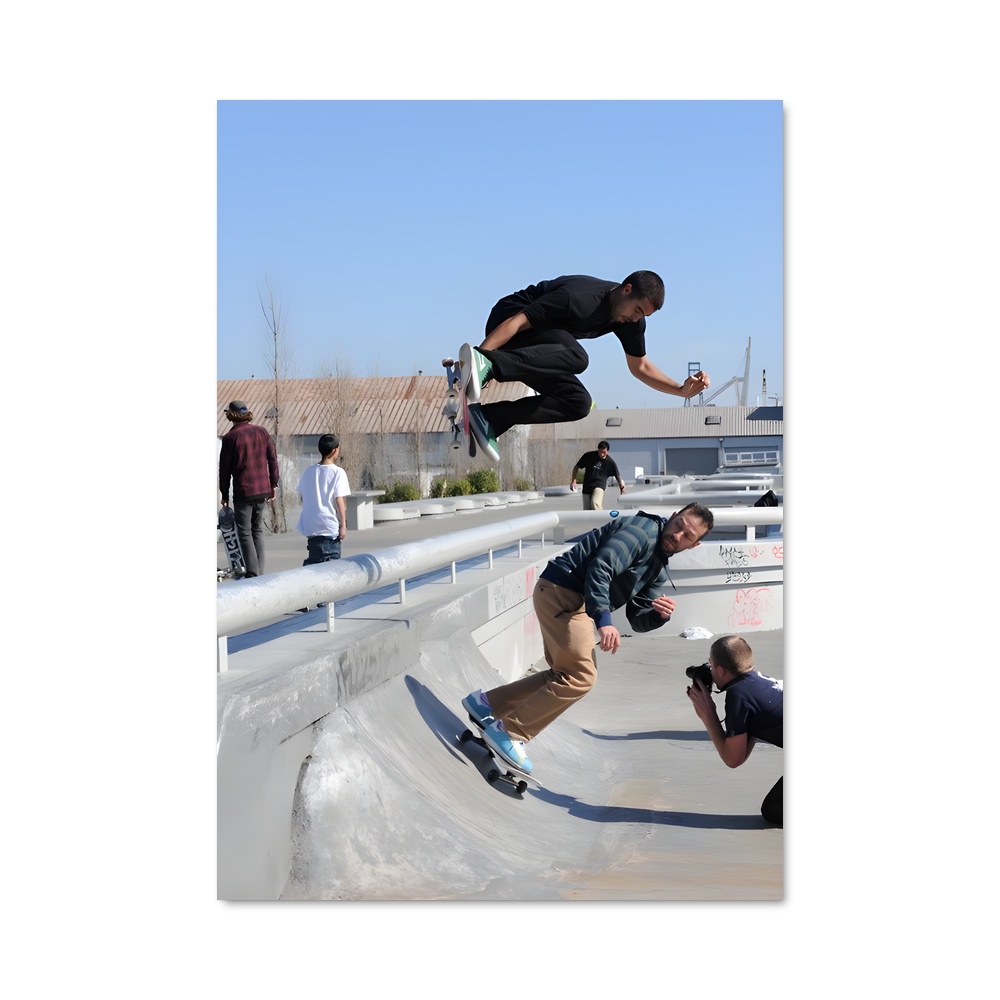 Poster Tricks d'Éric – affiche Skateboard